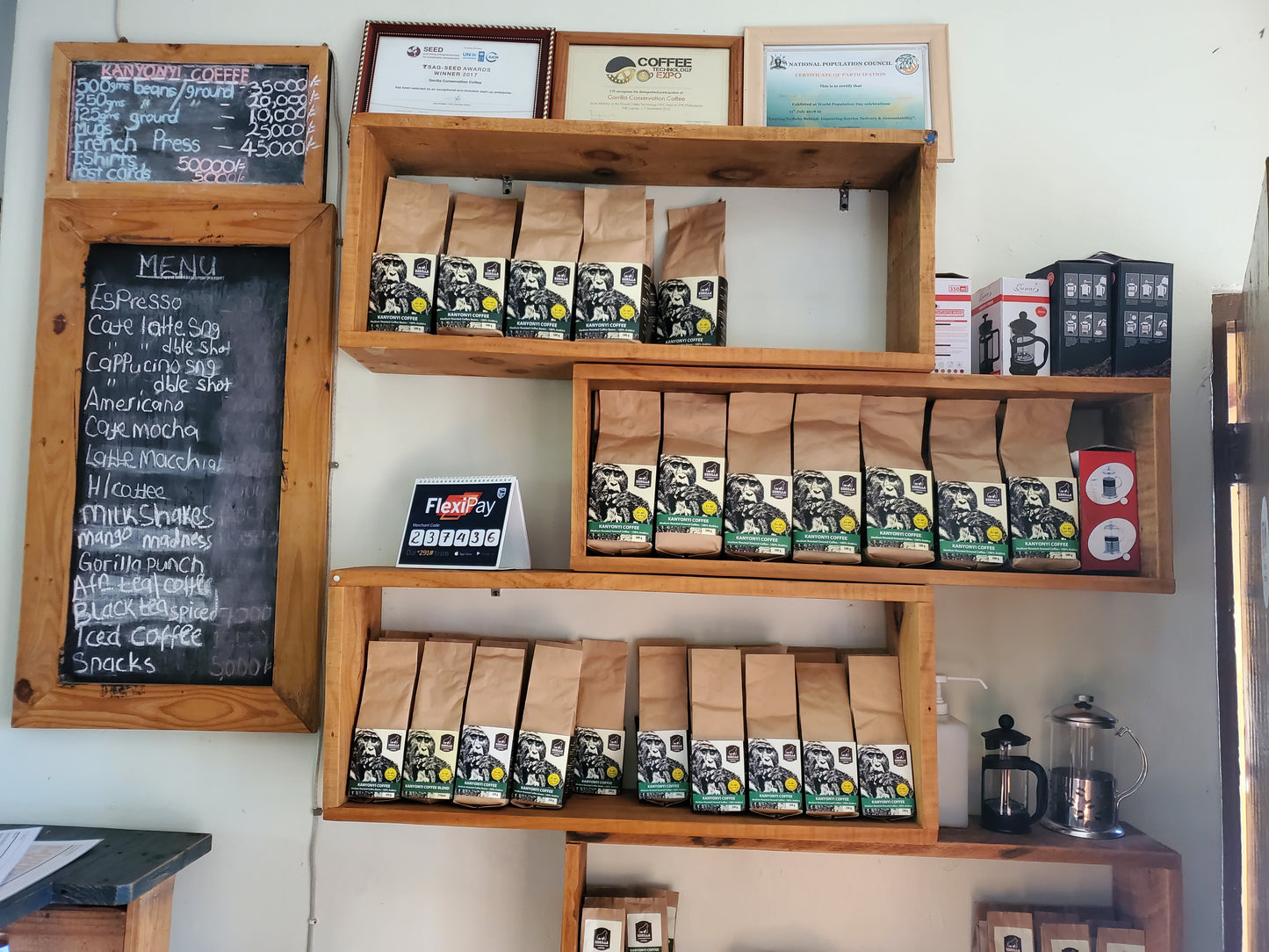 #KanyonyiCoffee (Ground). Single origin, 100% Arabica