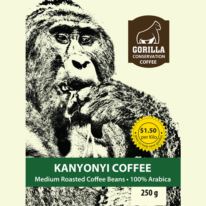 Kanyonyi Coffee Medium Roasted Coffee Beans - 100% Arabica 250g